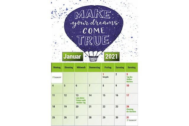 Kalender 2021 | Januar