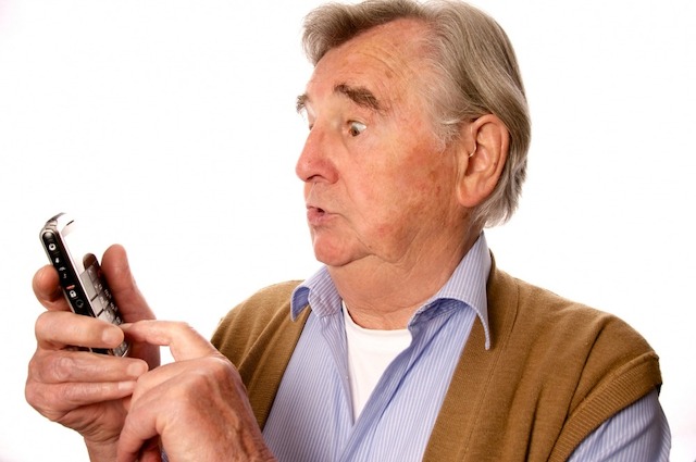 Handy, Opa, Senior, Kommunikation, Alter, Seniorenhandy, Technik