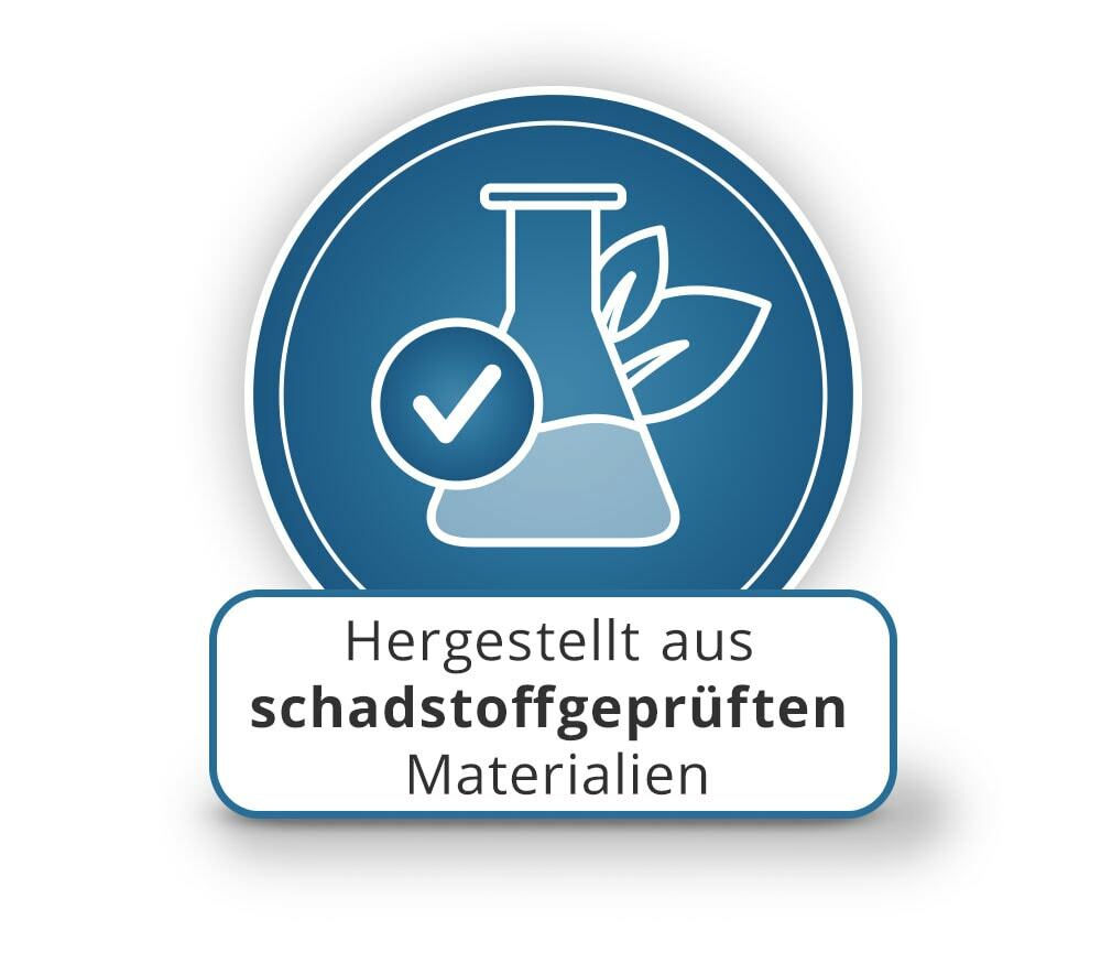 Siegel: schadstoffgeprüft