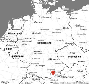 Karte von Ballonfahrt