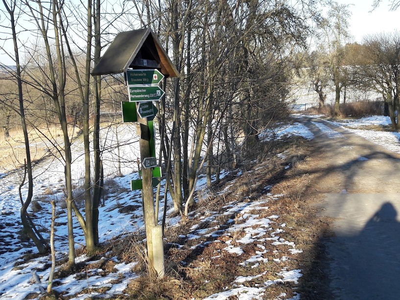 Wegweißer, Wandern, Hohenwarte