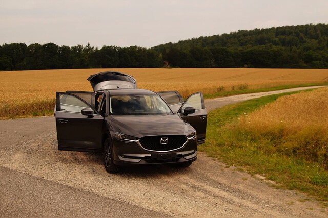 Mazda, CX 5, Auto, Türen, Feldweg, SUV