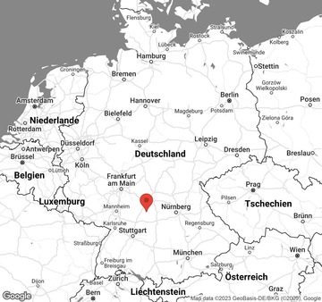 Karte von Ballonfahrt