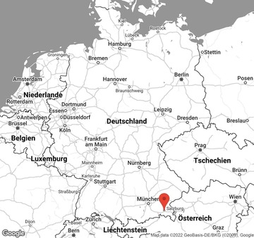 Karte von Ballonfahrt