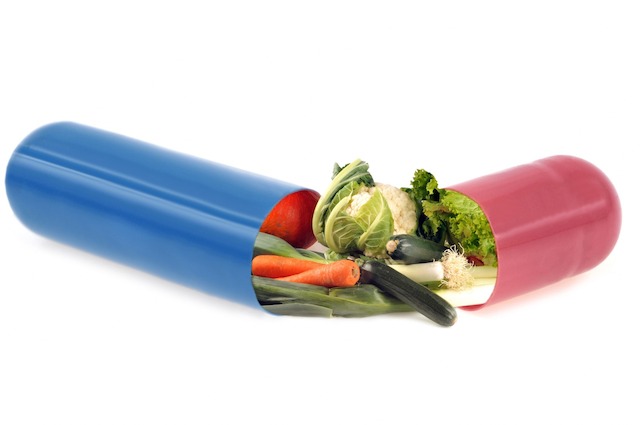 Nahrungsergänzungsmittel, Pille, Ernährung, Kapseln, Rohkost, Gemüse, Kohl