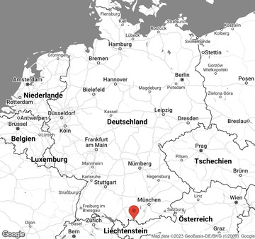 Karte von Rundflug Schloss Neuschwanstein