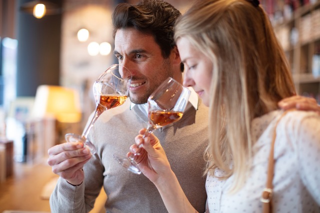 Wein Tasting, Wein Verkostung