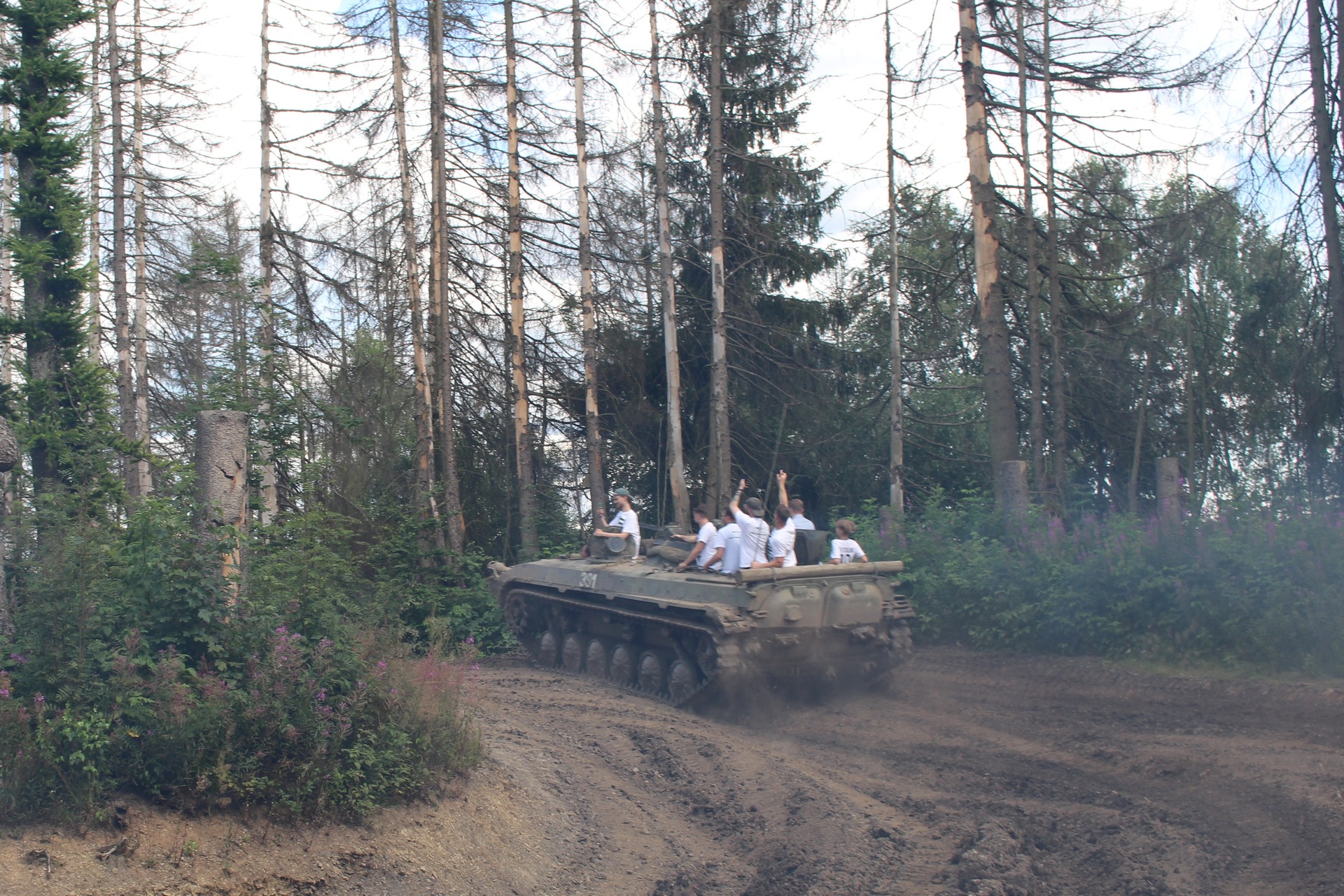 Mitfahren im Panzer: Gruppenticket