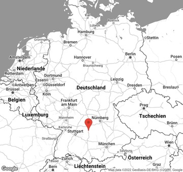 Karte von Ballonfahrt