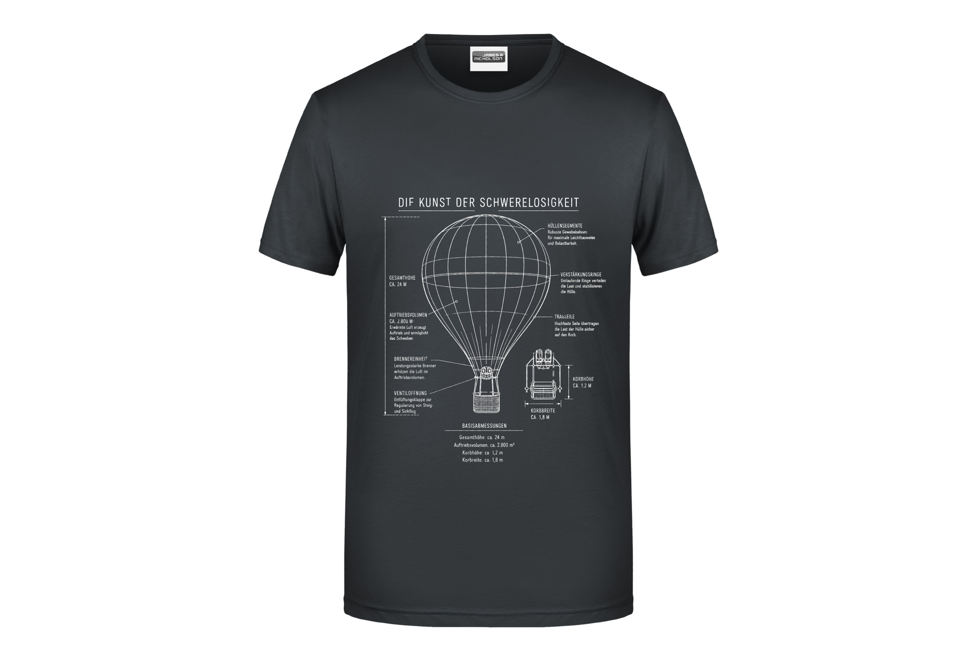 T-Shirt Die Kunst der Schwerelosigkeit