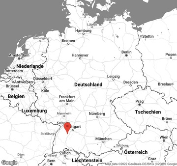 Karte von Ballonfahrt