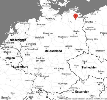 Karte von Ballonfahrt