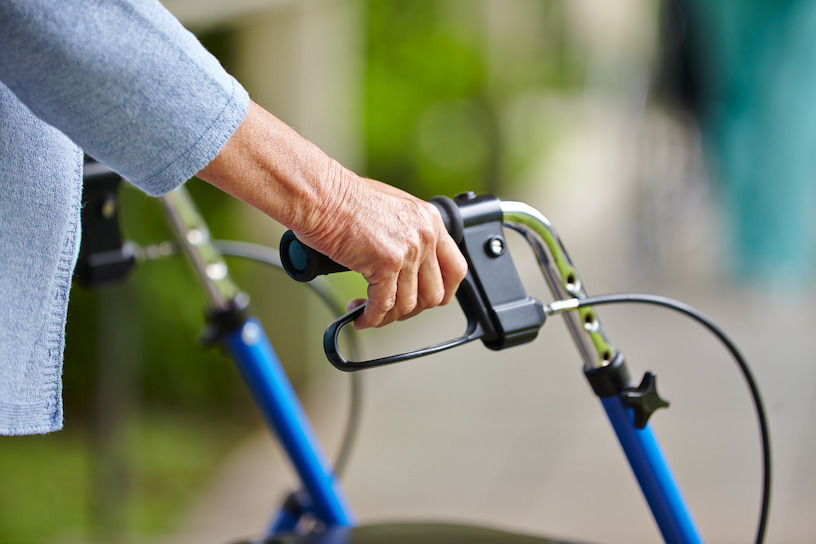 Rollator einstellen | Bremsen | Höhe | richtig Bild zum Artikel: Rollator einstellen | Bremsen | Höhe | richtig