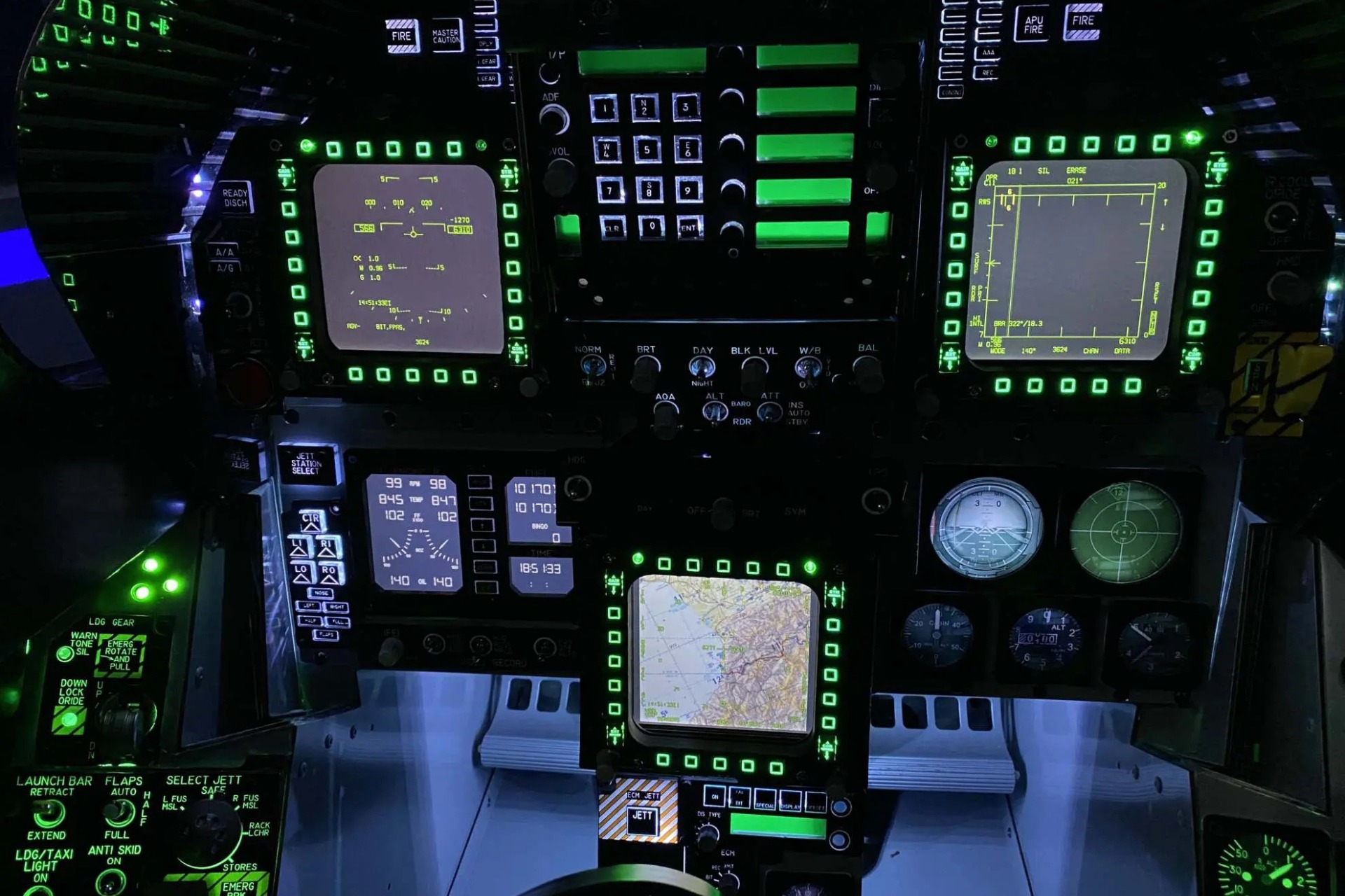 Flugsimulator F/A 18 C Hornet