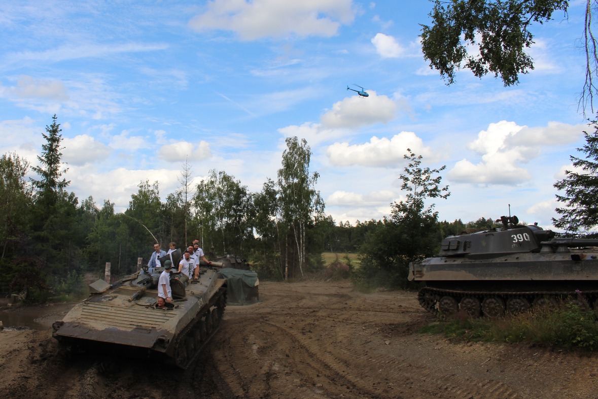 Mitfahren im Panzer: Gruppenticket