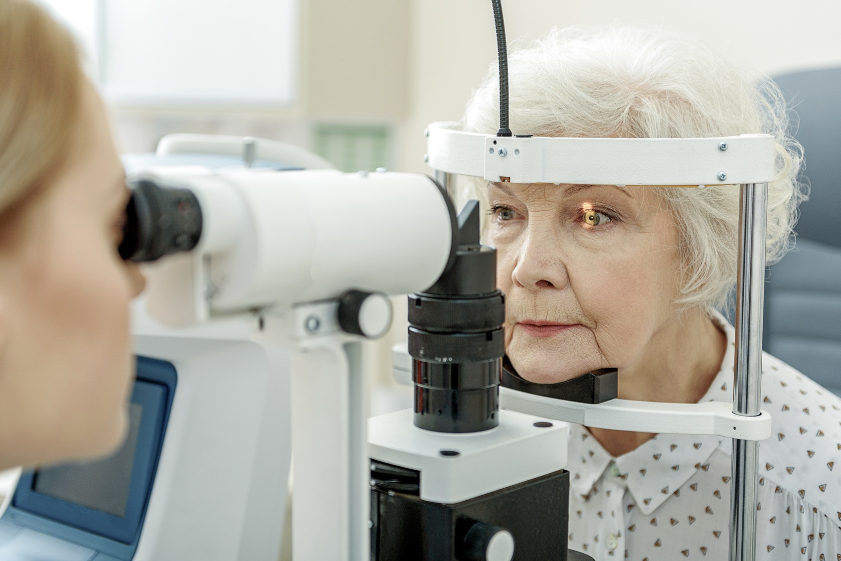 Auge, Arzt, augen lasern, Untersuchung