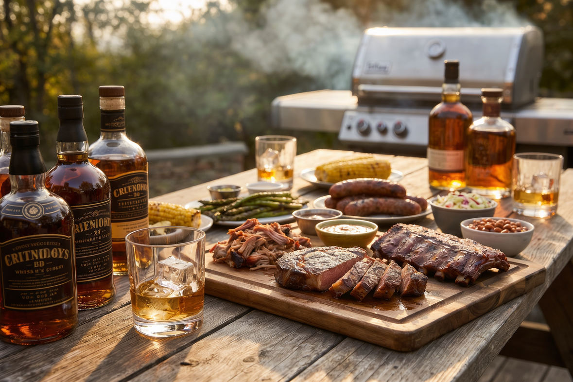 Whisky Tasting mit BBQ