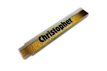 Unikatolo Zollstock Bier mit Name personalisiert