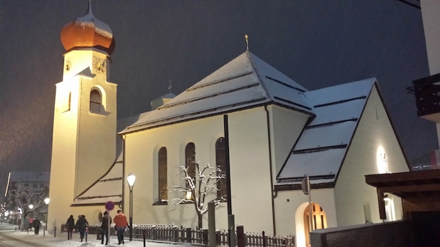 kirche, kapelle, winter, schnee, gemütlich