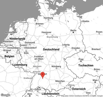 Karte von Ballonfahrt