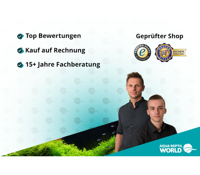 Dieses Bild zeigt die Vorteile von Aqua-Reptil-World