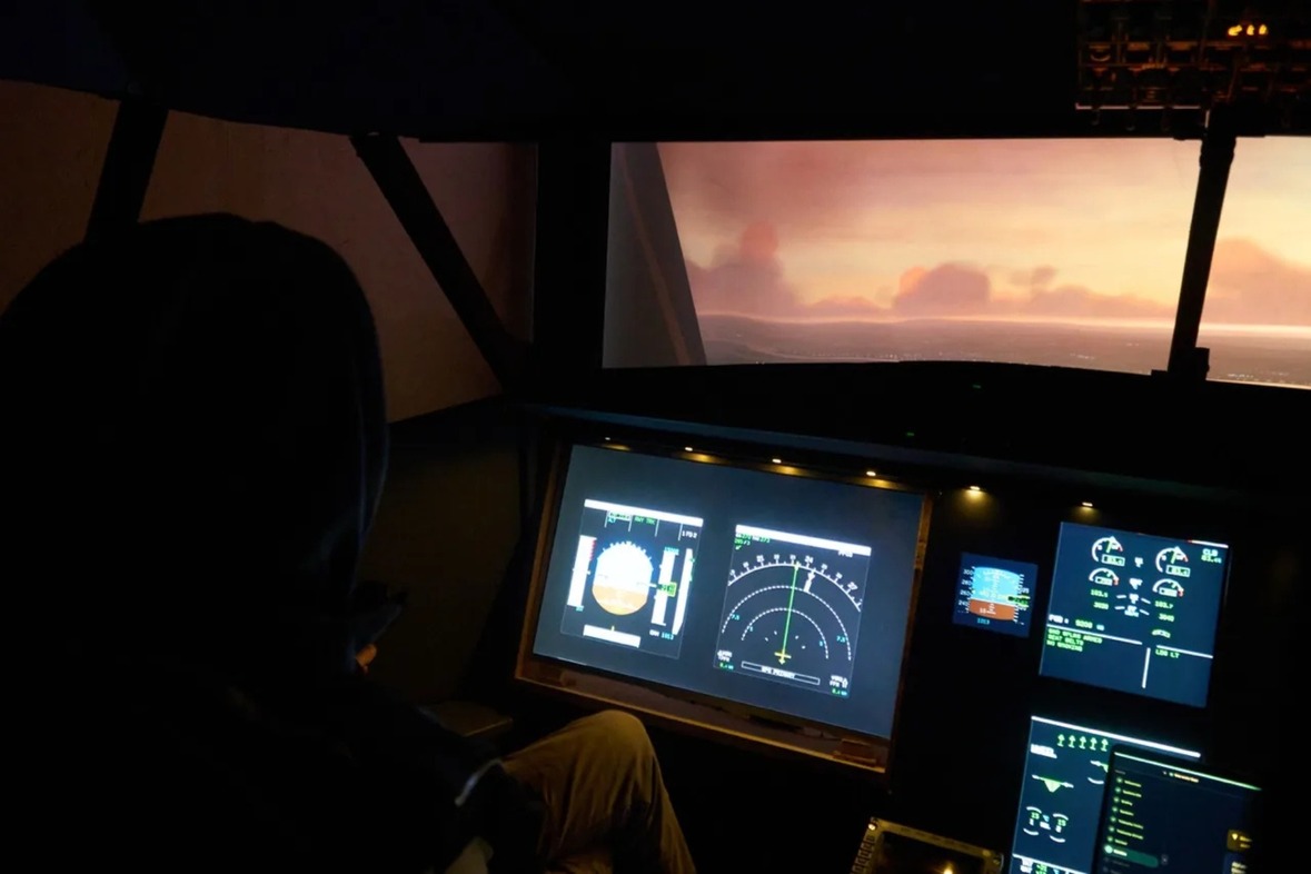 Flugsimulator Airbus A320 Long Flight