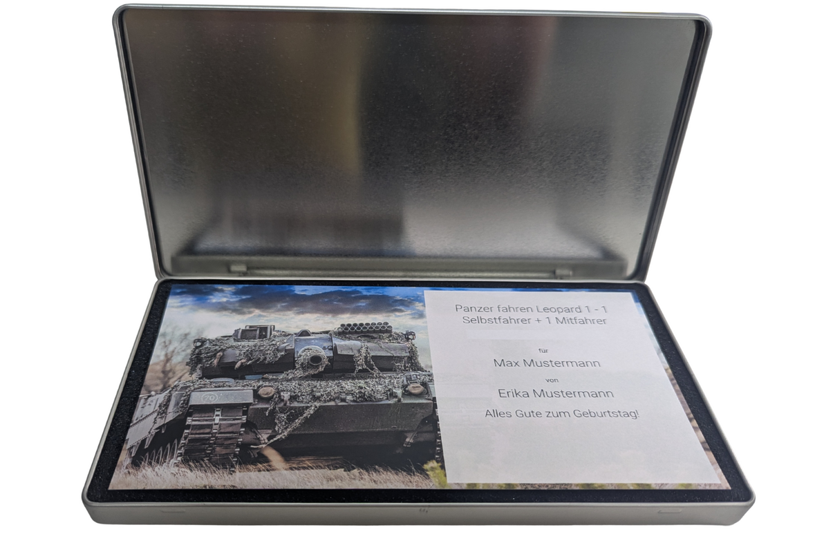 Geschenkbox: Panzer