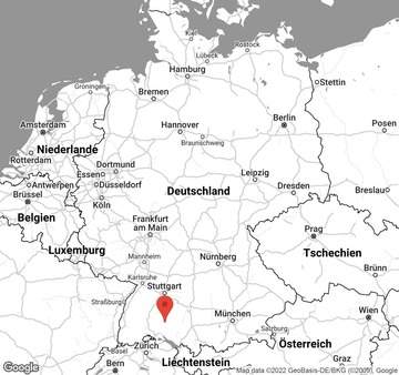 Karte von Ballonfahrt