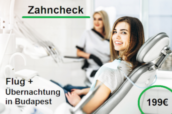 Banner Zahncheck - Reisepaket ab 199€ inkl. Flug&Hotel