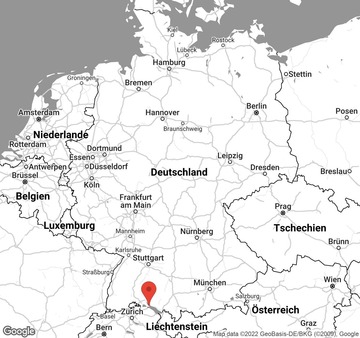 Karte von Rundflug Bodensee