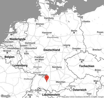 Karte von Ballonfahrt