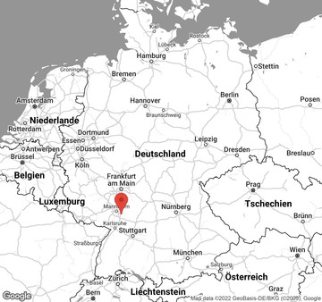 Karte von Ballonfahrt