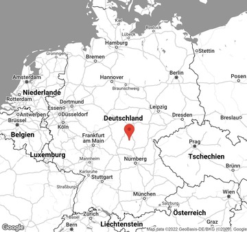 Karte von Ballonfahrt