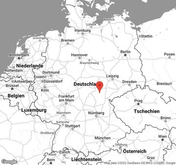 Karte von Saalfelder Feengrotten Exklusiv für Zwei