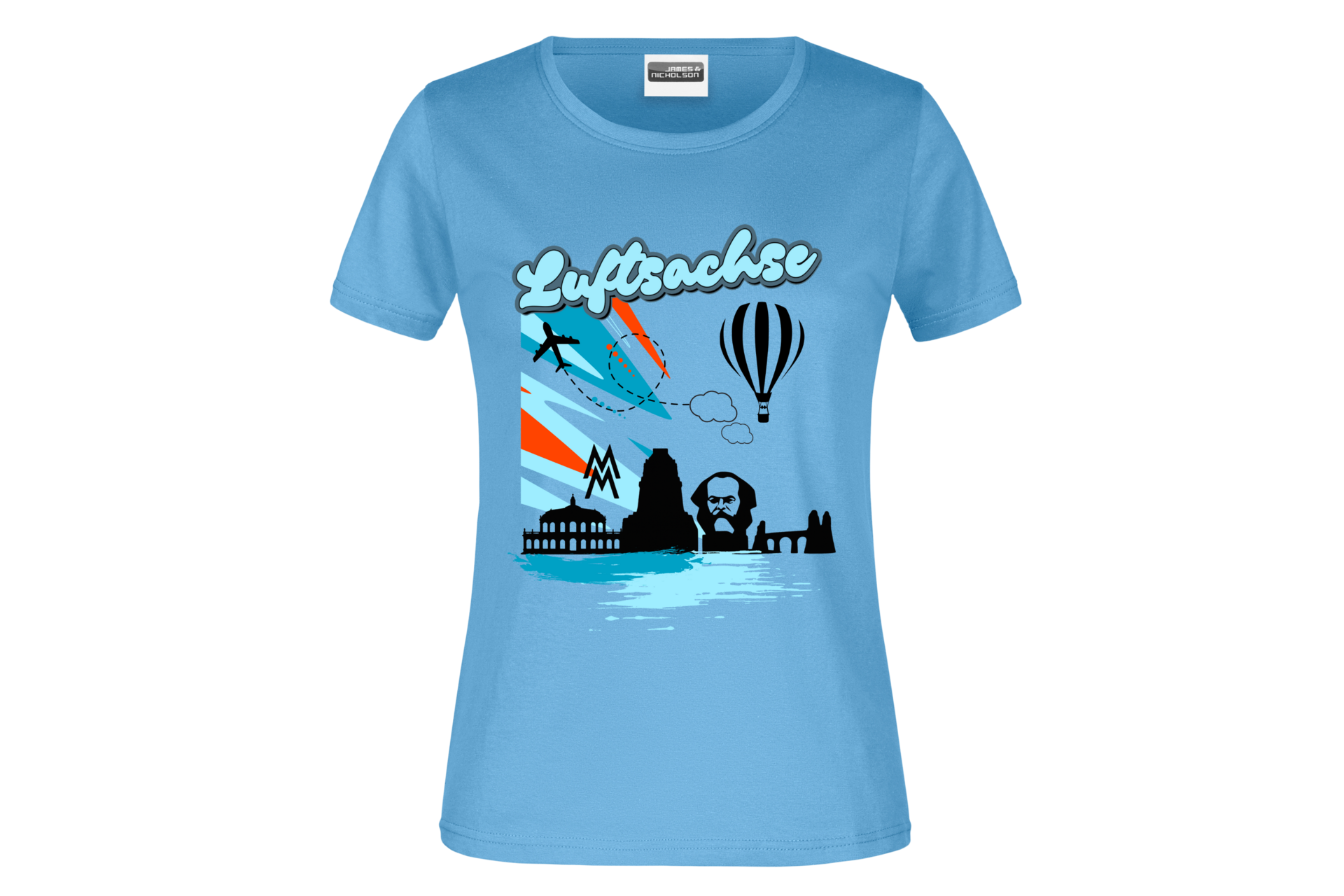 T-Shirt "Luftsachse"
