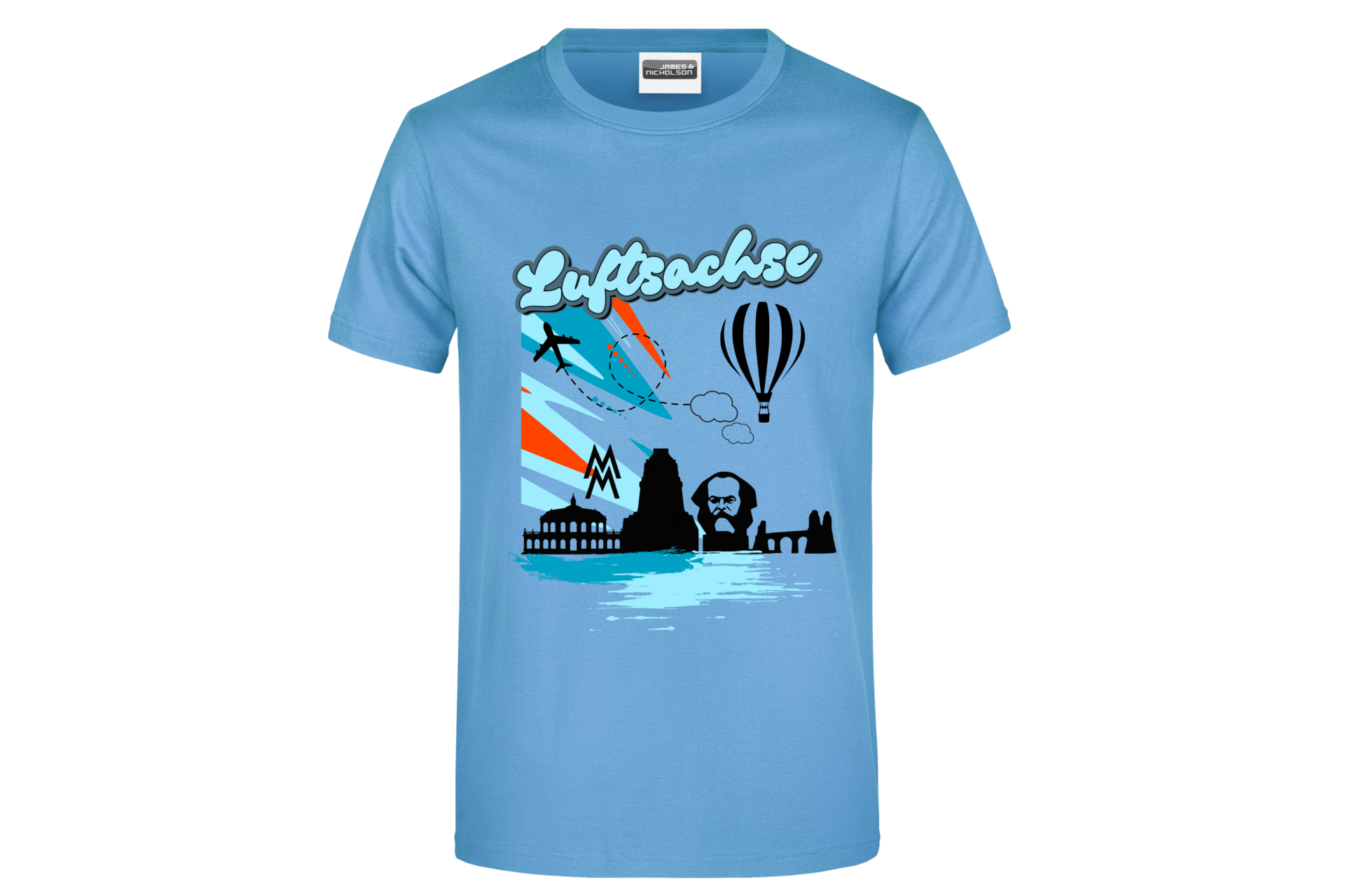 T-Shirt "Luftsachse"