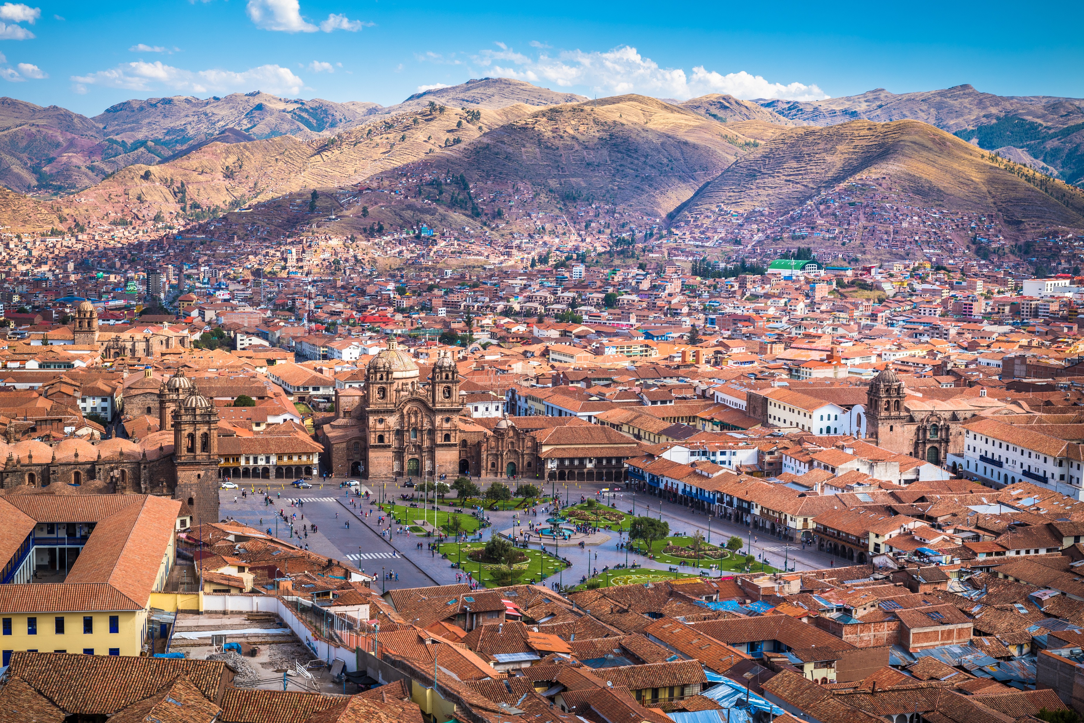 Hier sehen Sie das beeindruckende historische Zentrum von Cusco. | ©Adobe Stock_javarman