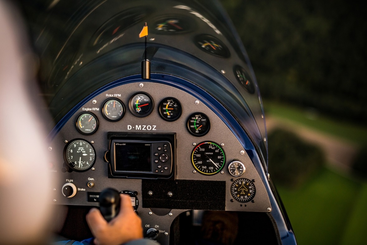 Rundflug im Tragschrauber (Gyrocopter)
