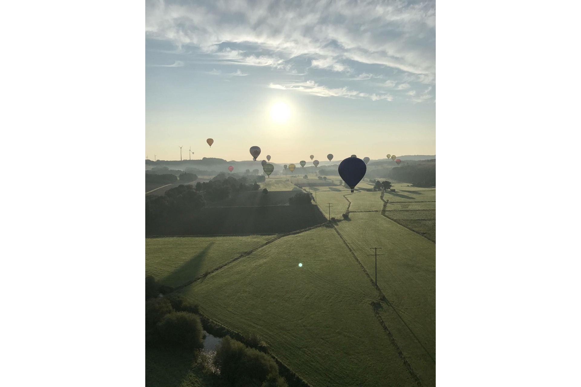 Ballonfahrt Pfälzerwald Überquerung