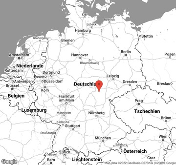 Karte von Segway-Tour Kurstadt Bad Blankenburg