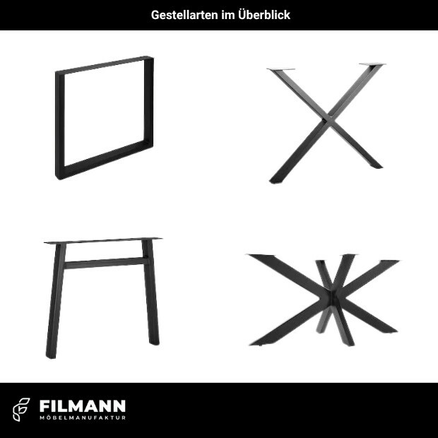 Gestellarten Eiche