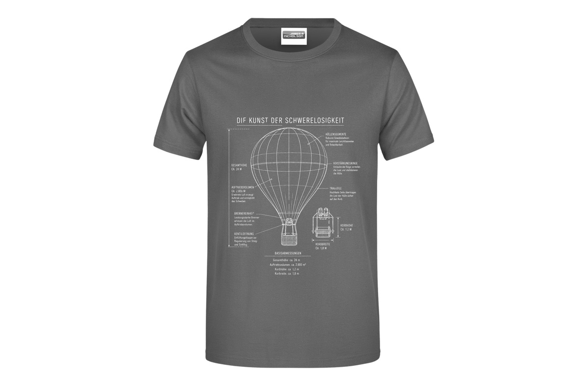 T-Shirt Die Kunst der Schwerelosigkeit