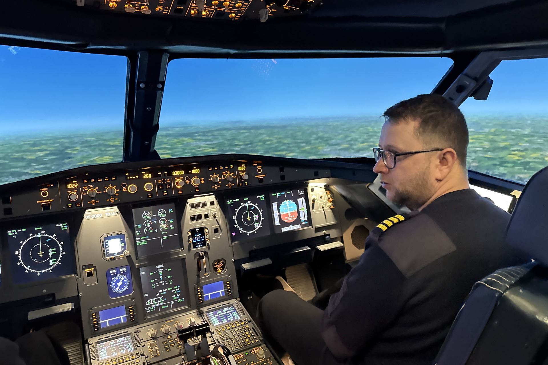 Flugsimulator A320