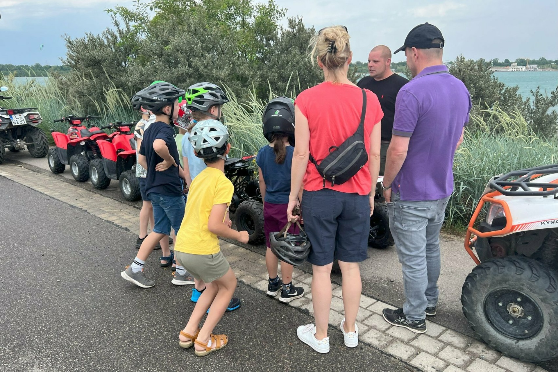 Kinderquad fahren am Hainer See
