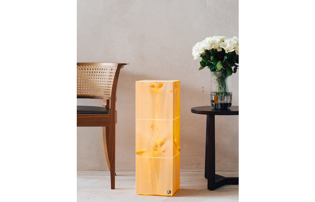 Zirbenholz Lampe
