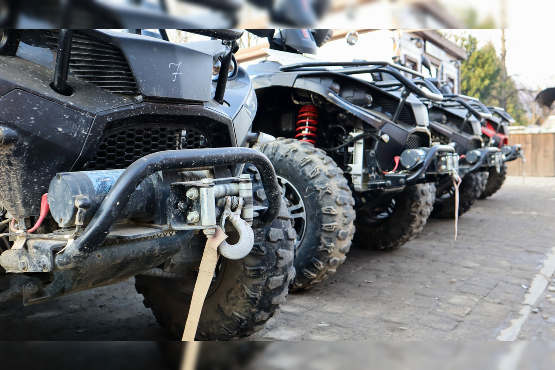 Quad fahren: Wintertour