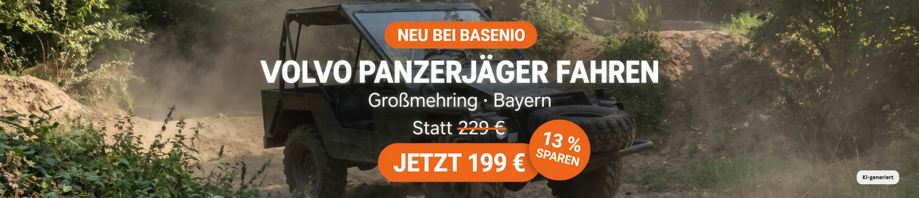 Volvo Panzerjäger fahren - Großmehring | basenio
